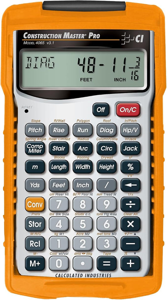 Calculated Industries 4065 Construction Master Pro Advanced Construction Math by CalculatedIndustries
