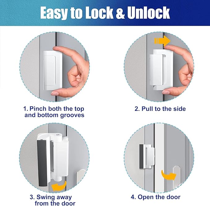 Door Reinforcement Lock Withstands 800lbs of Force - Image 4