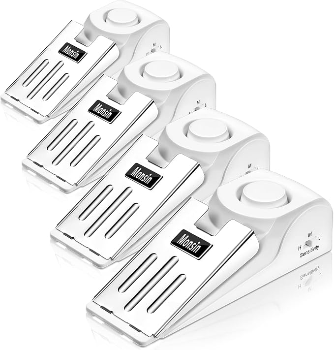 Door Stop Alarm, Door Stopper by Monsin