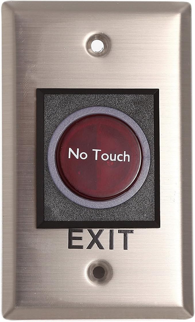 2 Door Access Control Board System 600lbs Electromagnetic Lock Infrared NoTouch - Image 8