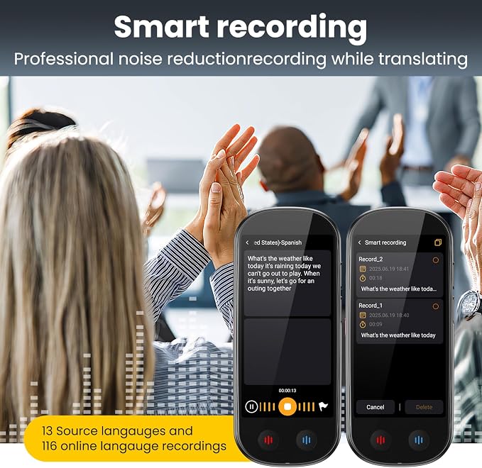 Language Translator Device No WiFi Needed, AI Translator - Image 6