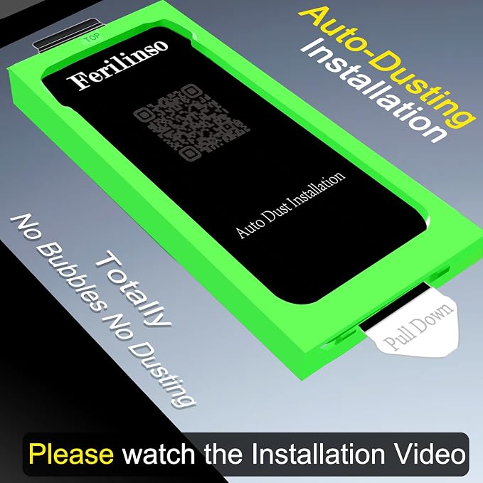 Ferilinso Auto-Dust-Install 3 Pack Privacy Screen Protector - Image 5