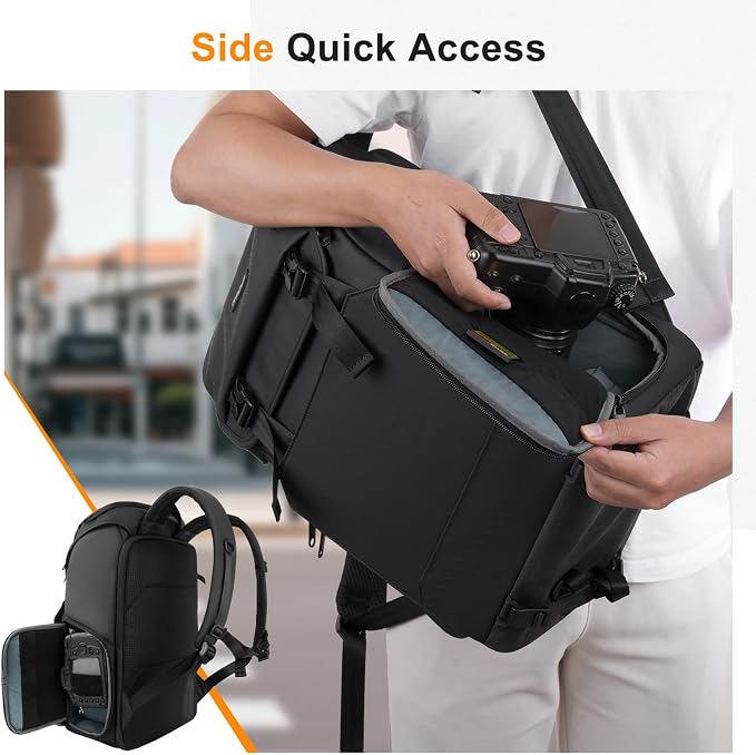 MOSISO Camera Backpack, DSLR/SLR/Mirrorless Camera Bag - Image 3