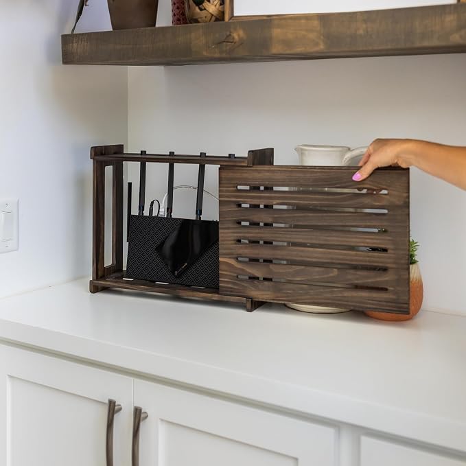 Wooden WiFi Router Storage Box - Image 7