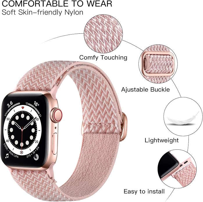 Lerobo Stretchy Nylon Solo Loop Band, Compatible - Image 2