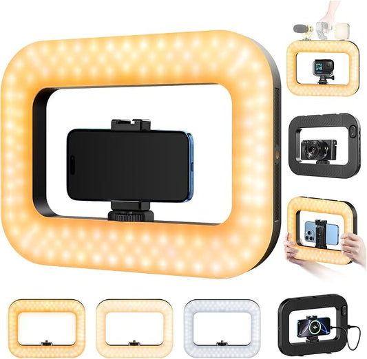 yAyusi Cell Phone Light for Video Recording, Handheld Phone Stabilizer by yAyusiPortableSelfieStand