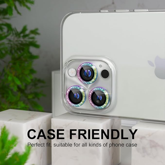 Choiche Compatible for iPhone 16 Pro/iPhone 16 Pro Max Camera Lens Protector - Image 4