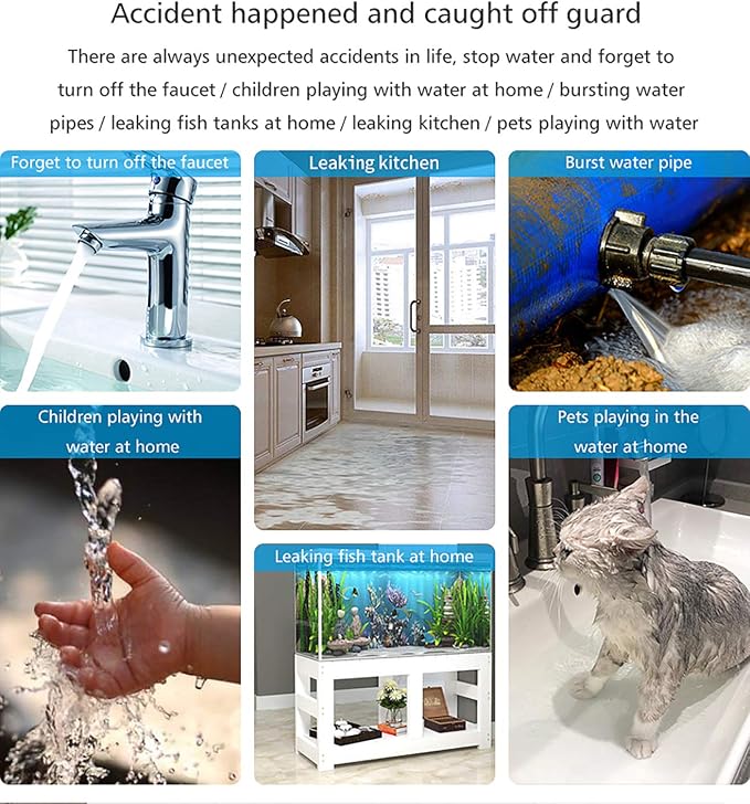 WiFi Water Sensor, Smart Water Leak Detector, Tuya APP Free Remote Monitoring - Image 5
