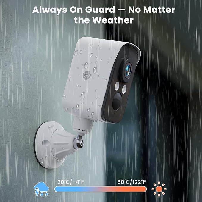 300° Pan Wireless Outdoor Security Camera, No Subscription Free 7-Day Cloud/SD - Image 8