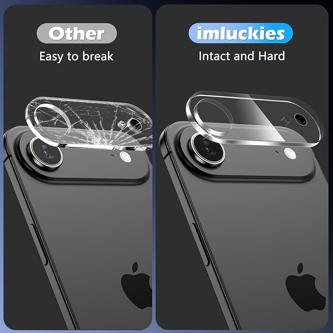 imluckies 3 Pack for iPhone 17 Air 6.5" Camera Lens Protector, HD Clear - Image 6