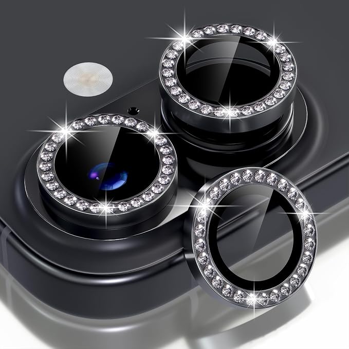 Choiche Compatible for iPhone 17 Camera Lens Protector Bling, 9H Tempered Glass by Choiche