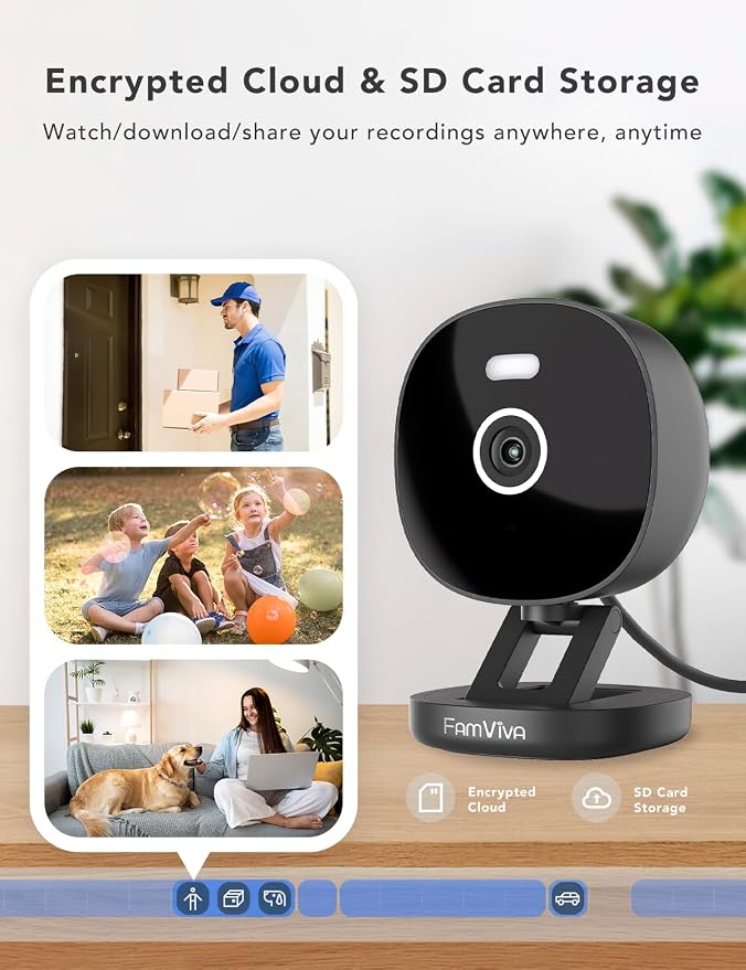 2K Wired Security Camera, Indoor/Outdoor - Image 4
