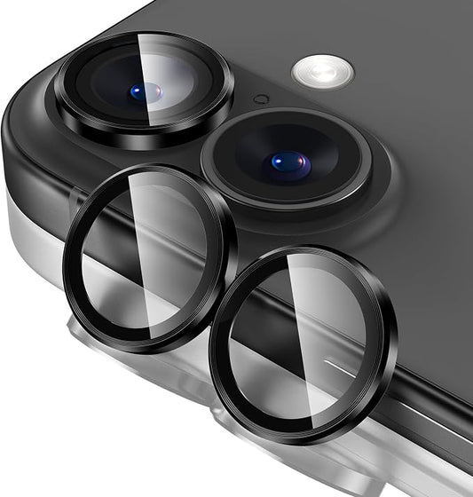 Tensea for iPhone 16 / iPhone 16 Plus Camera Lens Protector, 9H Tempered Glass by Tensea