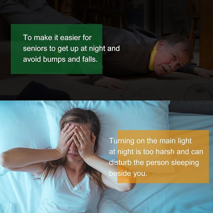 Vansky Motion Activated Bed Light, Flexible LED Strip Motion Sensor Night Light - Image 6