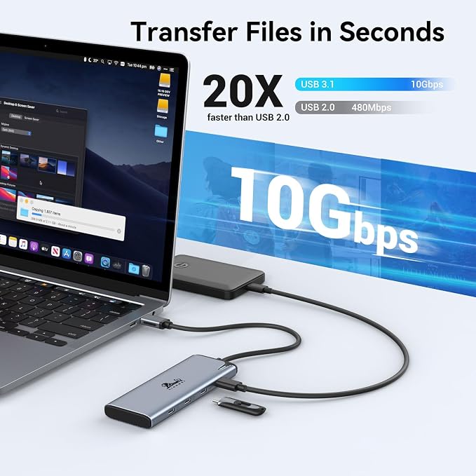 LIONWEI USB C Splitter Dual Monitors - Image 6