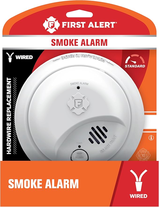 First Alert SMI100-AC, Hardwire Interconnect Smoke Alarm - Image 3