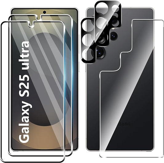 for Galaxy S25 ultra Screen Protector＆Back Screen Protector＆Camera Lens by Suttkue