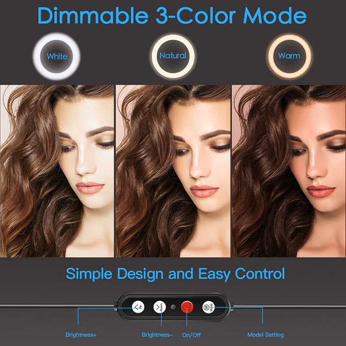 Kaiess 10.2" Selfie Ring Light - Image 7