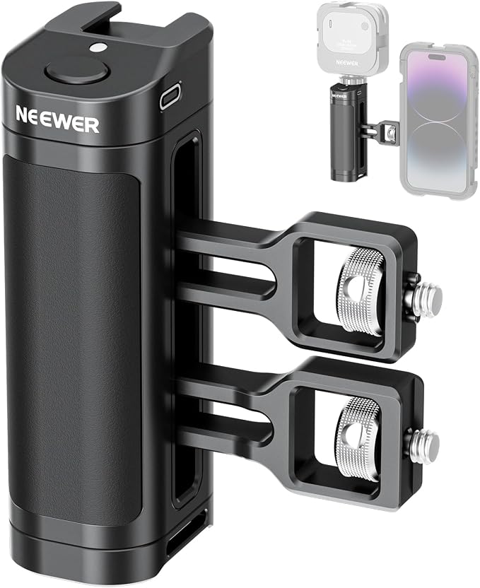 NEEWER Side Handle Grip with Wireless Remote Control Button Shutter Trigger by Neewer