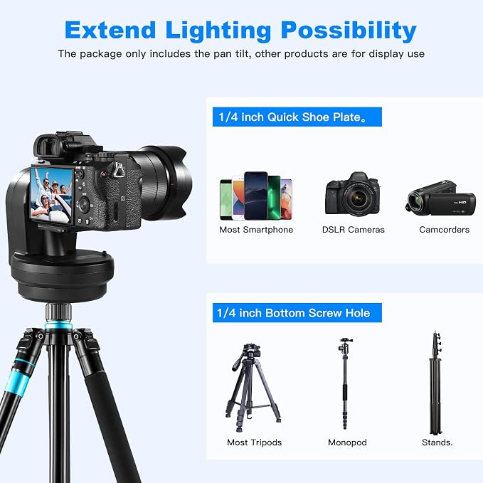 Soonpho M2 Motorized Rotating Panoramic Tripod Head - Image 6