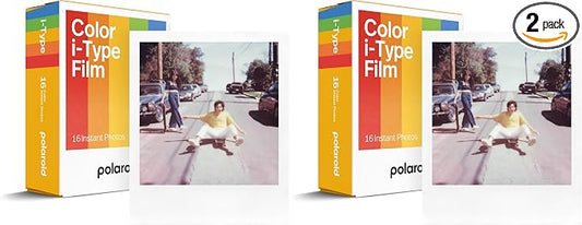 Polaroid Color Film for I-Type Double Pack, 16 Color Instant Photos by Polaroid