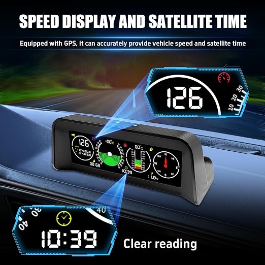 X60 Pro Car Inclinometer for Off-Road, GPS Speedometer MPH KMH - Image 2