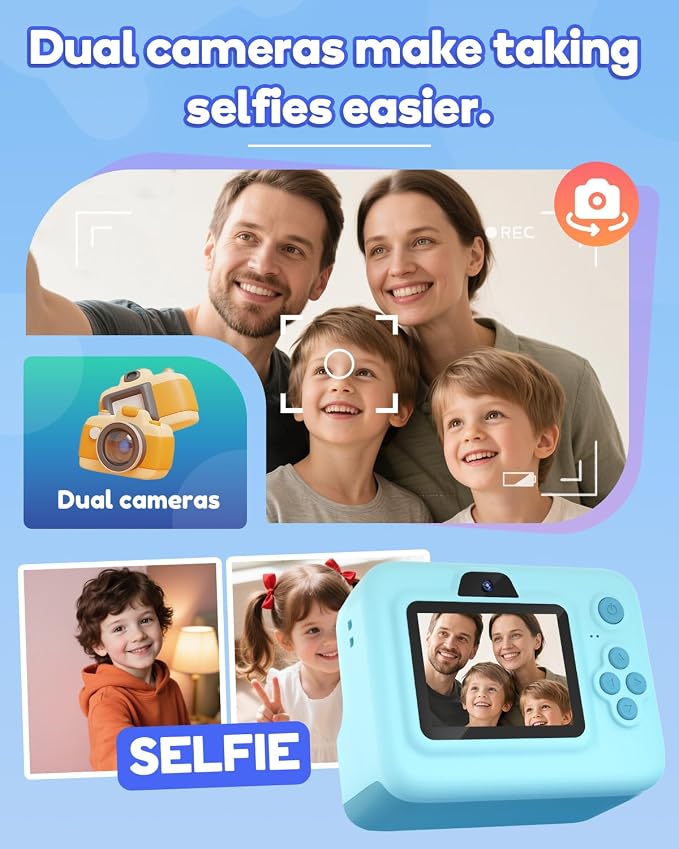 Dylanto Kids Camera Instant Print, 1080P Kids Instant Cameras that Print Photos - Image 5