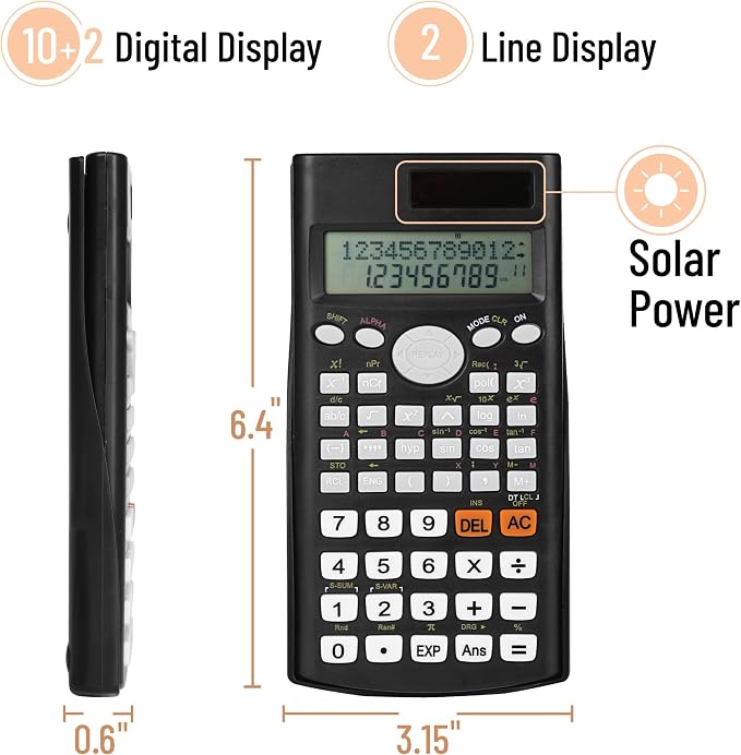 Mr. Pen- Scientific Calculators, 2 Line Calculator - Image 3