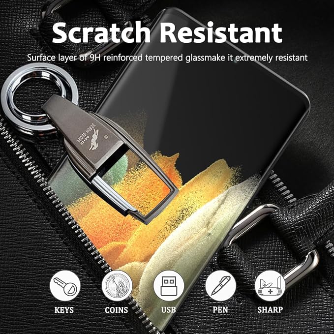 2+2 Pack Tempered Glass for Samsung Galaxy S21 Ultra Outer Screen Protector - Image 3