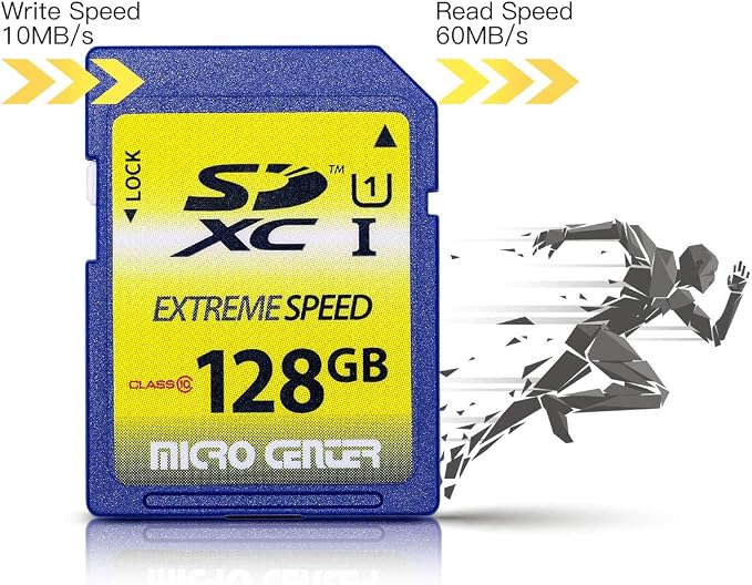 INLAND 128GB SD Card Class 10 SDXC Flash Memory Card Full Size SD Chip USH-I U1 - Image 3