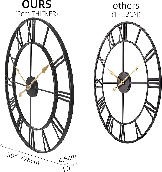 INFINITY TIME 30 Inch Wall Clocks - Image 3