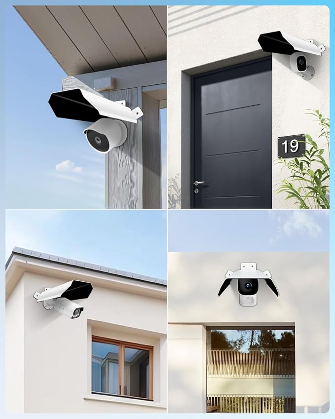 Universal Security Camera Sun Rain Cover Shield, Waterproof Protective Roof - Image 9