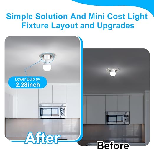 Remote Control E26 E27 Light Bulb Socket Adapter, Max 500W, No Wiring Needed - Image 3