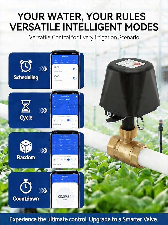 Smart WiFi Water Valve, Brass Motorized Ball Valve - Image 4