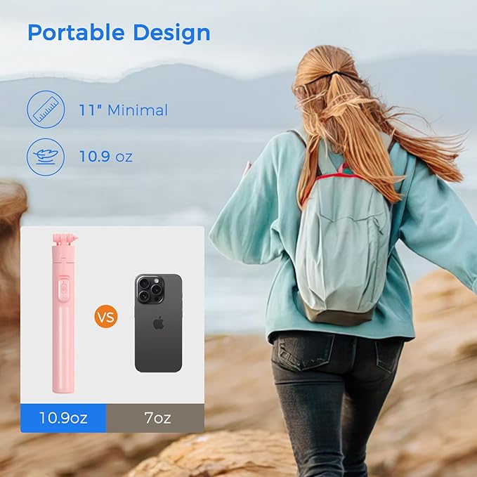 Selfie Stick Travel Tripod for Cell Phone - Image 5