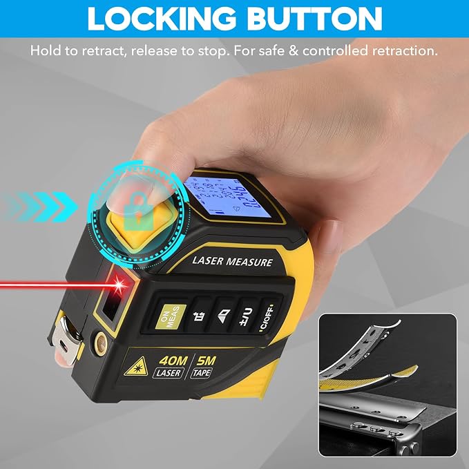 4-in-1 Laser Tape Measure - Image 5