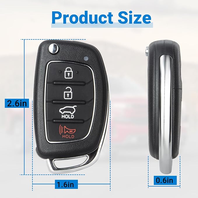 Key Fob Replacement Compatible - Image 6