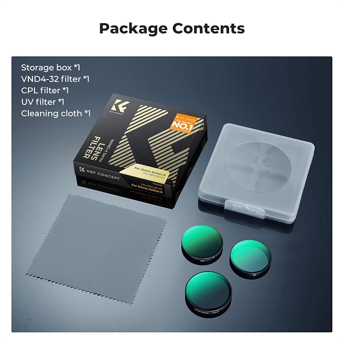 K&F CONCEPT Snap On Filter Kit Compatible - Image 8