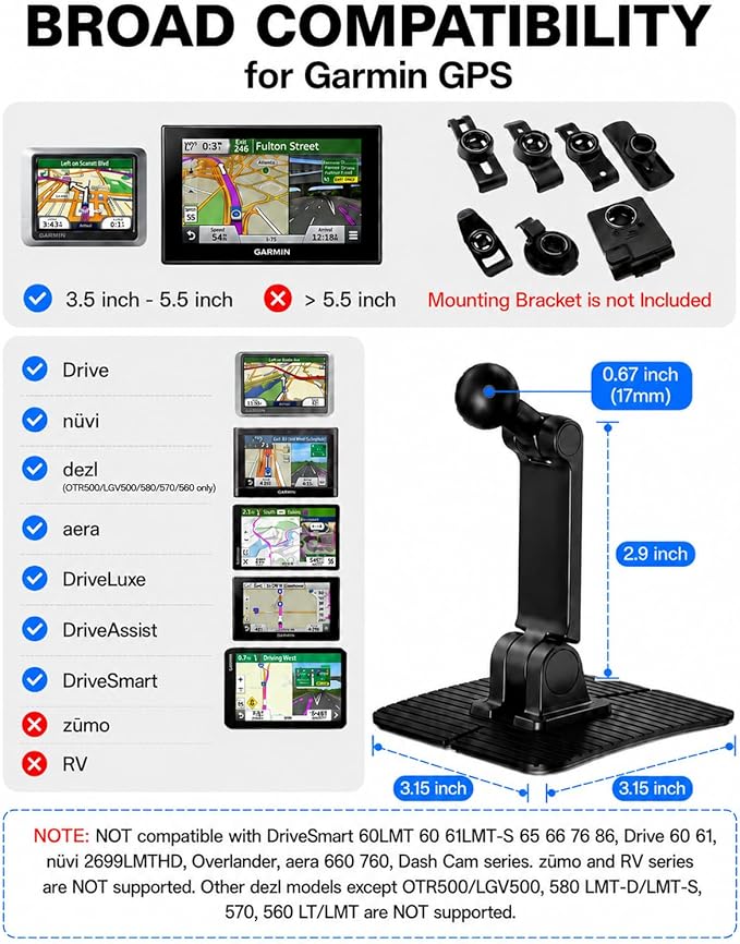 1Zero Adhesive GPS Mount Holder - Image 5