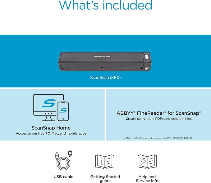 ScanSnap iX100 Wireless Mobile Portable Scanner - Image 6