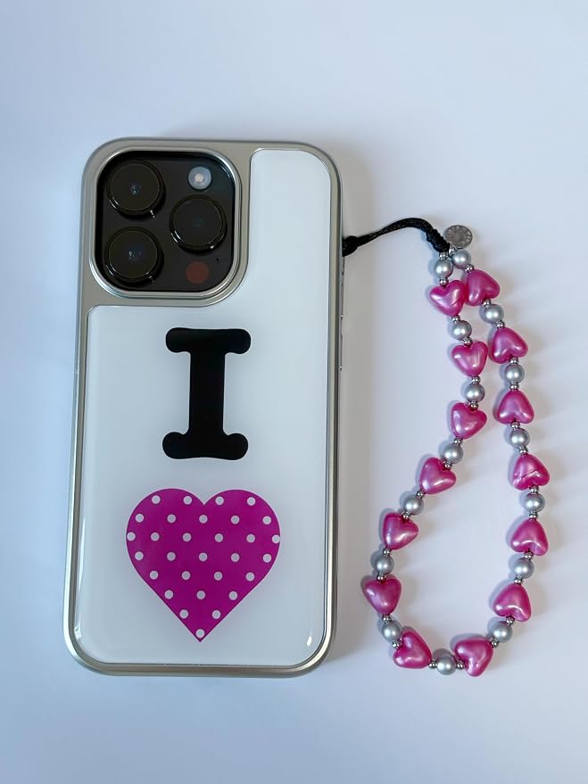 Drawwind Phone Charm Beaded Wristlet Strap Universal Cell Phone Lanyard Cute - Image 4