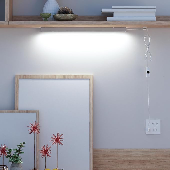 ASOKO Under Cabinet Led Lighting, 12 Inch Light Strip Bar, Cool White 6000K - Image 6