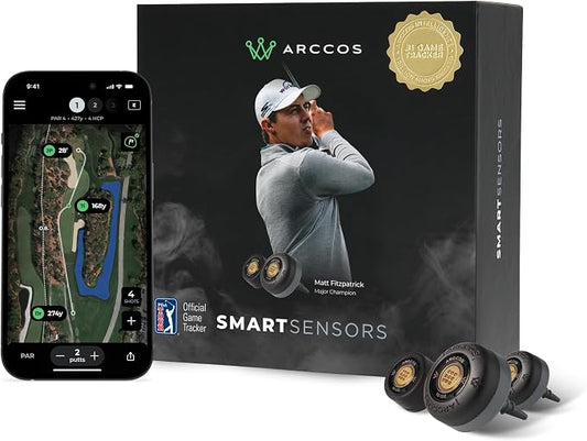 Arccos Smart Sensors: Automatic Golf Game Tracking System, A.I. Powered GPS by ArccosGolf