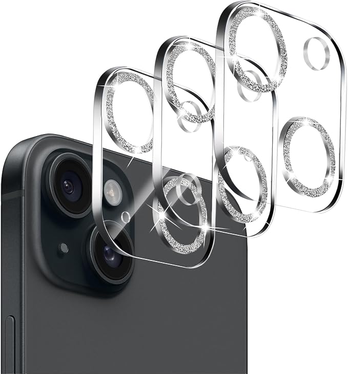 Dengduoduo 3 Pack Tempered Glass Camera Lens Protector by Dengduoduo