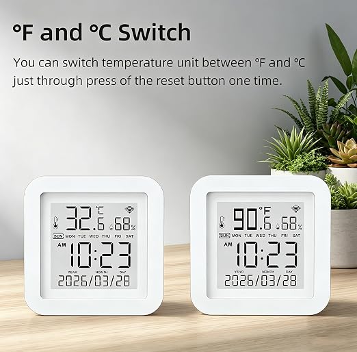 Smart WiFi Temperature Humidity Monitor: TUYA Wireless Temperature Humidity - Image 6