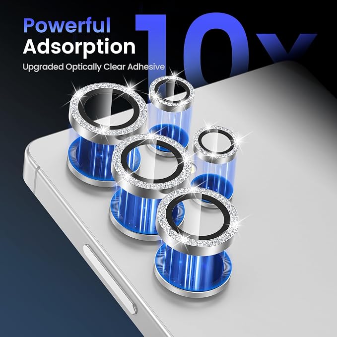 Tensea (3+2PCS Compatible with Samsung Galaxy S25 Ultra Camera Lens Protector - Image 4