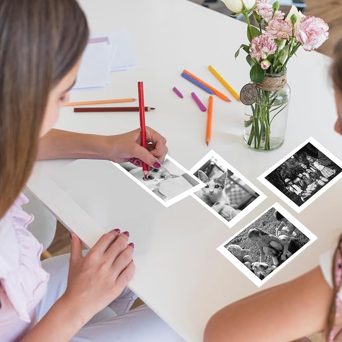 25 Rolls Kids Camera Instant Print Refill Paper Set, Phetium HD Printing - Image 4
