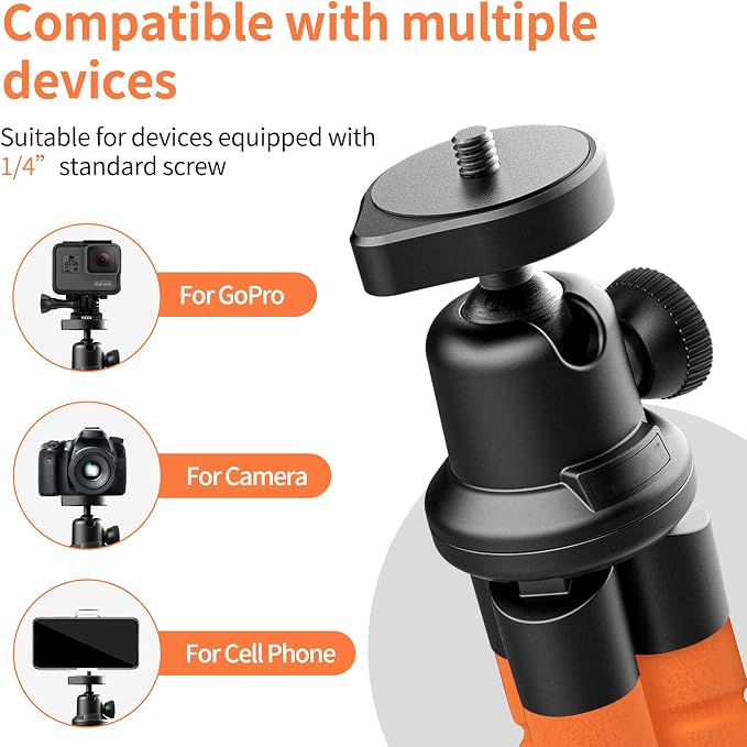 Aureday Phone Tripod, Flexible Tripod - Image 4