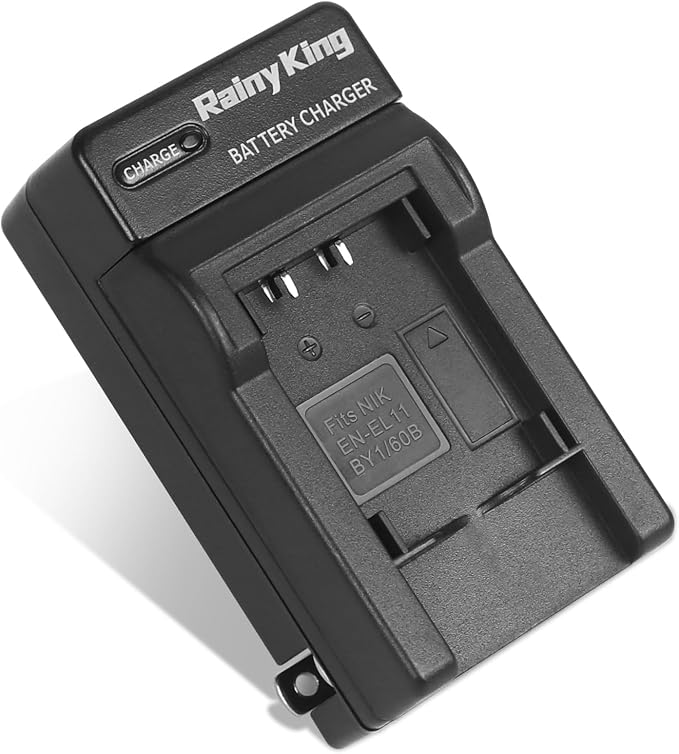 EN-EL11 Battery Charger for Nikon Coolpix S550, Coolpix S560 Camera Battery by Rainy+King