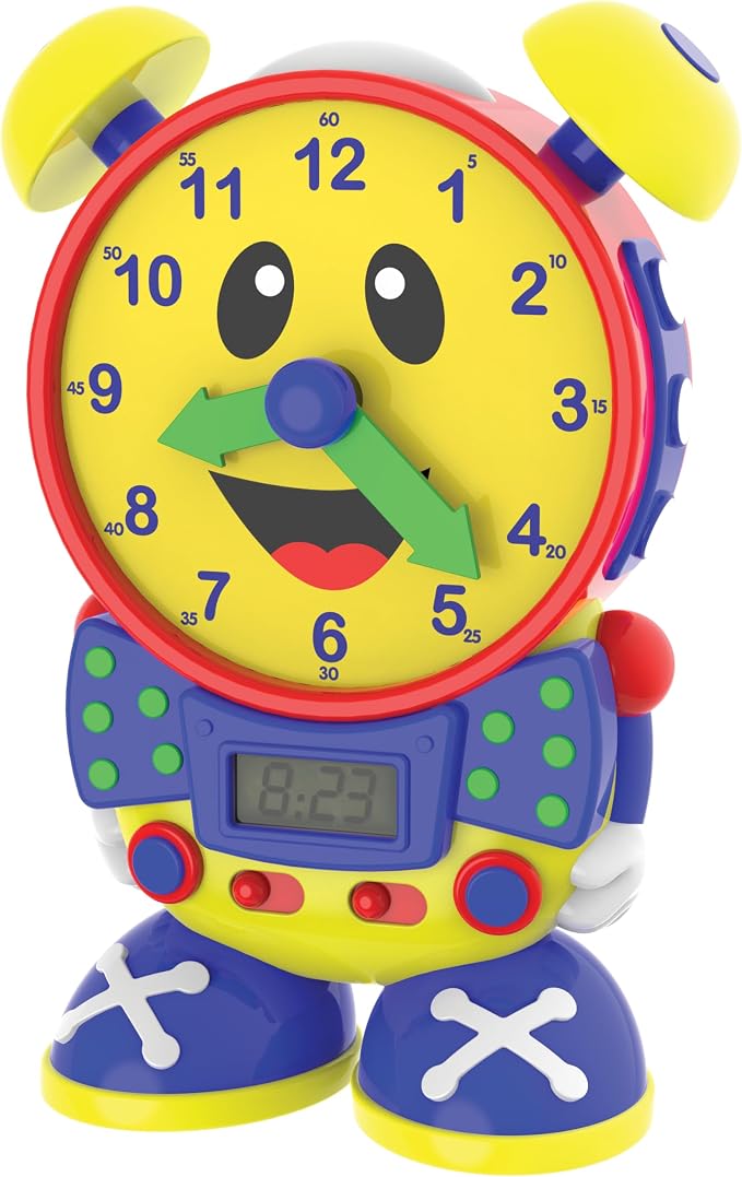 The Learning Journey Telly The Teaching Time Clock, Electronic Analog & Digital - Image 2